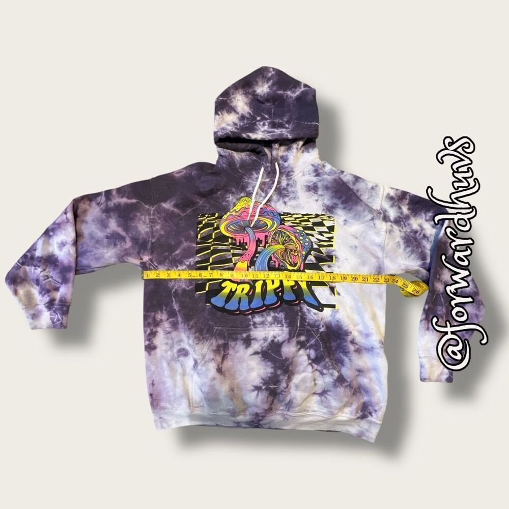 Y2K Style Retro Hippie Tie-Dye Hoodie – Estimated Size Large – No Tag - Picture 8 of 12